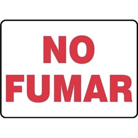 Accuform Safety Sign NO SMOKING 7 in x 10 in SHMSMK575XP